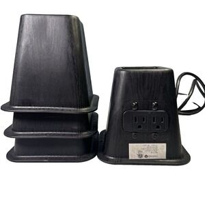 With Outlet, Set of 4 Bed Risers Raiser, Model DR-1507‎ By Merrick TESTED